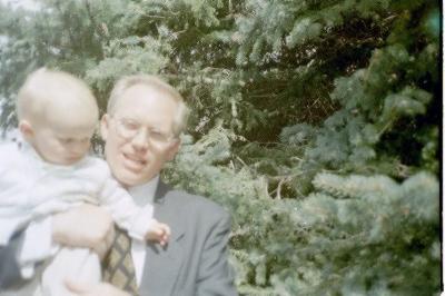 chris and harrison at alexander's baptism...