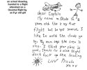 a little girls note to the pilot