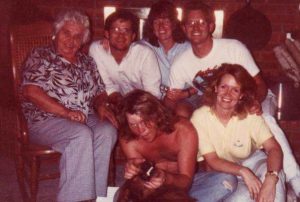 nona, stephen, jennifer, chris, joe and cass with tyrol