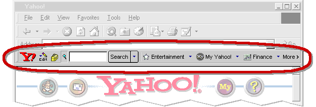 this is what the browser will look like after the add on....