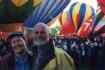cas and  dad at the balloons