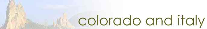 a little about colorado and italy