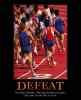 defeat...