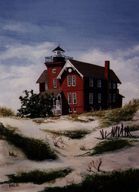 'Sea Girt Lighthouse' by Robert D' Elia