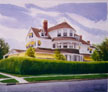 Painting of a home in Spring Lake, NJ