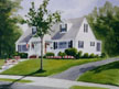 Commissioned portrait of a Spring Lake, NJ home