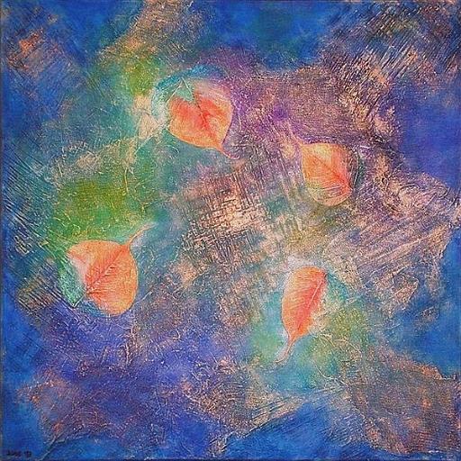 Fall.jpg - 45x45 cm.mixed media