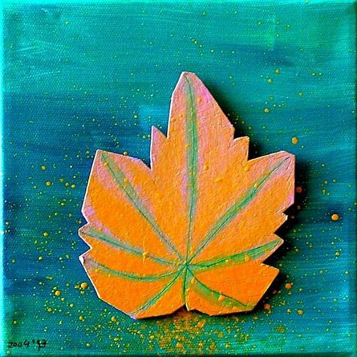 Orange_Fall.jpg - 20x20 cm.mixed media