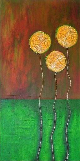 Yellow_Flower.jpg - 50x100 cm.mixed media