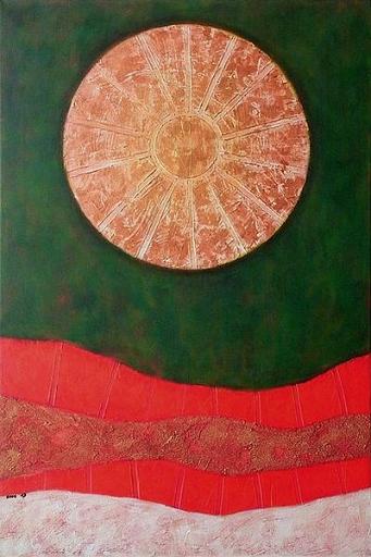 Metal_Sun.jpg - 75x50 cm.mixed media