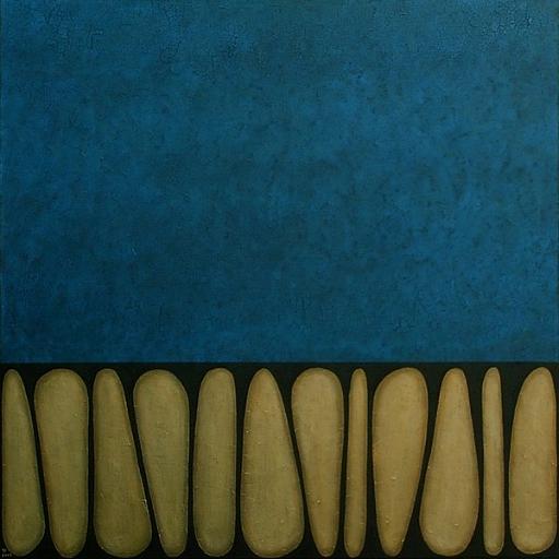 Pebbles_5.jpg - 100x100 cm.mixed media