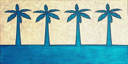 Palm_Trees.jpg - 80x40 cm. mixed media