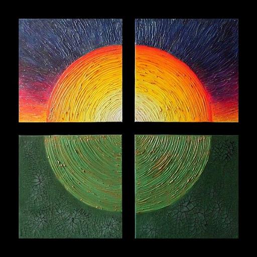 Sunset.jpg - 70x70 cm. mixed media, sold