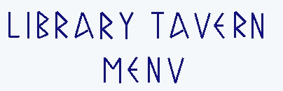 Library Tavern Menu