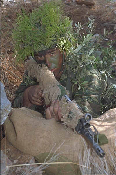 A Hellenic Sniper in the prone position