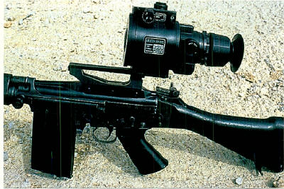 FAL with night vision scope