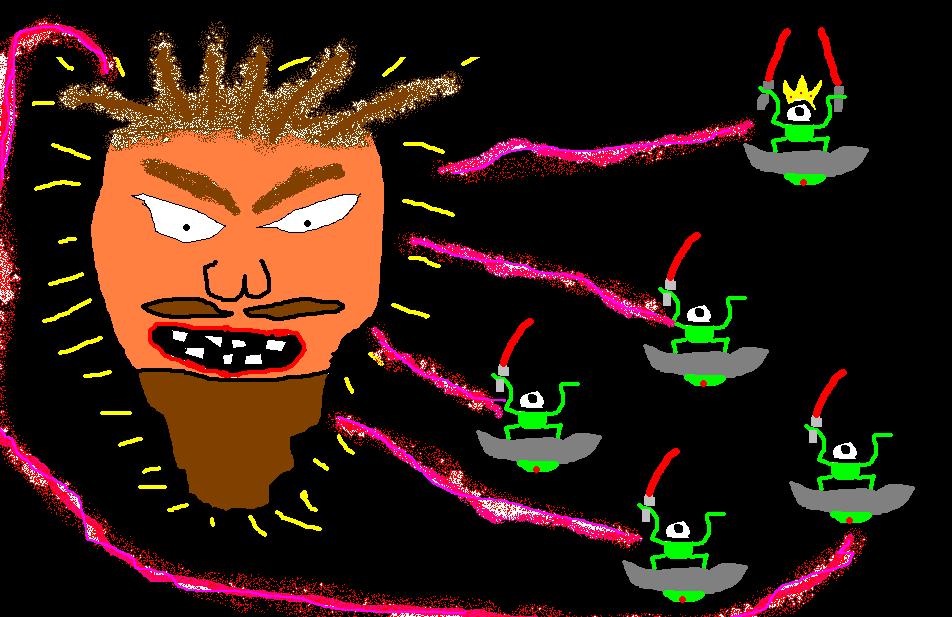 These psychic death blasts are both of tneticular origin. They are respectively the Descending Mother and the Reverse Hunter's Squid.&nbsp; The Decending Mother is a Level Three Blast Formation and a staple of the fearsome Octopus Style of which Zulodan is a master.&nbsp; the Hunter' s Squid was invented by the ancient psychic death blast master Ko'kourackioach and is said to have been inspired by the long hunting tentacles of the giant squid and their giant mechasquid submersibles