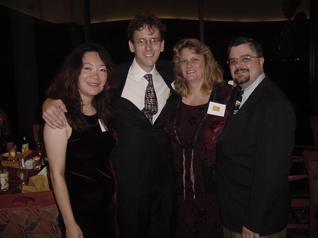 L to R: My wife Linda, me, Bill Ridgeway's wife, and Bill Ridgeway