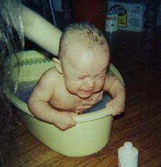 Baby John 1972- He still makes this face when he doesn't like something :)  