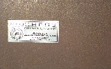 Chess Challenger 7 serial number tag.