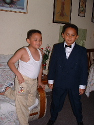 Lean on Dan's suit