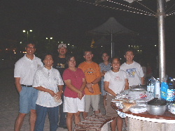 with friends