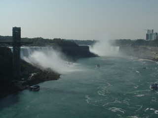 Both Falls from Rainbow Bridge