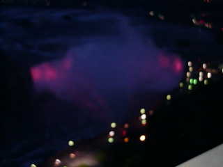 Horseshoe Falls at Night