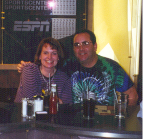 Dana & Jim at ESPN Zone in Baltimore Maryland.