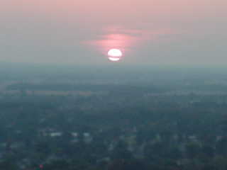 Sunset over Canada