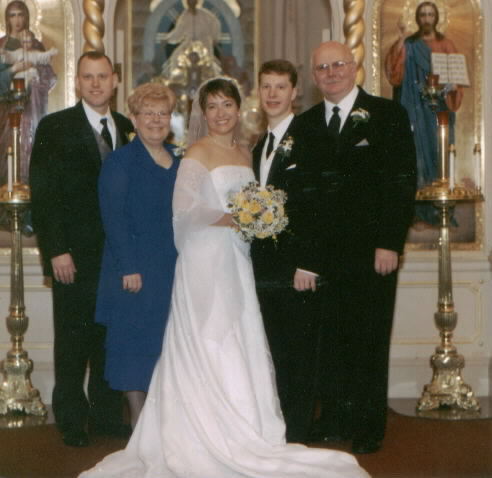 Daniel's parents, Dale & Diane Nyman, and brother Chris Bassett