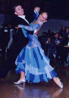  BLUE GOWN FOR BALLROOM 