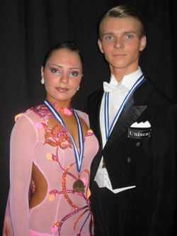  Vadim and Nadiya, sponsored by Uniseas Inc. 