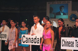  IDSF World Youth Latin 2003 in Singapore 