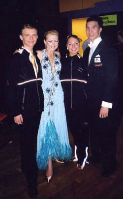  from left to right: Vadim Garbuzov, Liene Apale, Nadiya Dyatlova, Victor Fung 