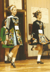 photo of girls competing