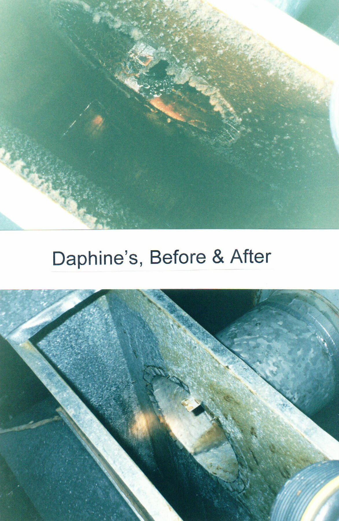 Daphine's Restaurant, Capreol, ON, Before and After, at the Rooftop.