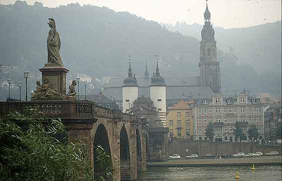 A view of Heidelberg old Town (Altstadt)