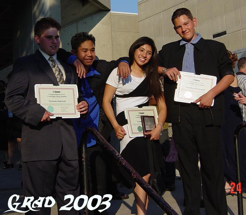 Graduation from John McCrae - Nick Josh Yaz Jonnathan