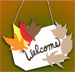 Fall Welcome Sign