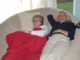 Kate and Cindy in the Love Sac, Sunday pm.