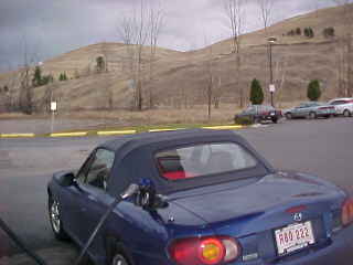 Gassing up in Missoula, MT.&nbsp; Monday morning.