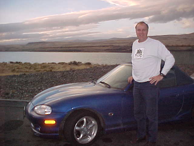 We have had three Miata's no trouble with any of them so far, this one is a 1999 Anniv edition, driven home from Minnesota in Fall of 2003.
