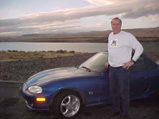Rodger along the Columbia River near Hermiston, OR.