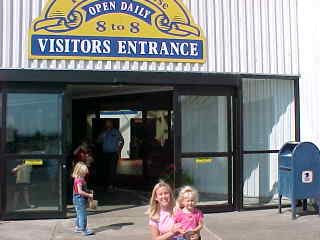 Entrance to our favorite, Tillamook Cheese Factory