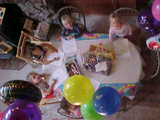 Table view from the loft.