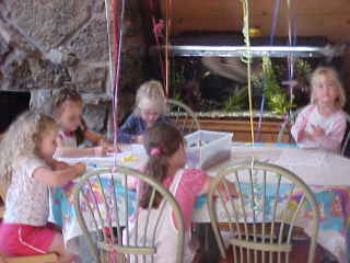 Present and cupcake time.