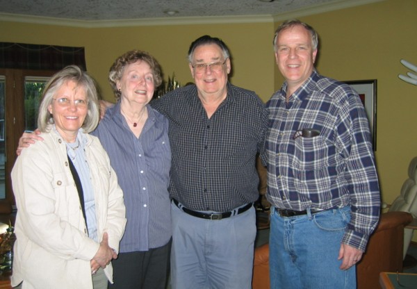 Cindy Shaver, June and Gordon Hogg, Rodger Shaver&nbsp; March 2005