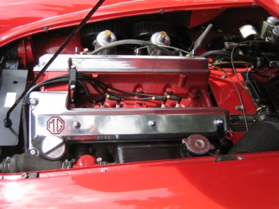 MGA twin Cam Engine Bay