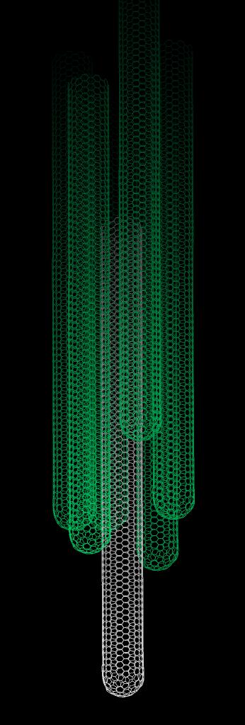 ['Buckyrope' configuration - courtesy of Rice University]